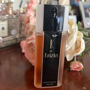 Perfume. Discontinued Krizia de Krizia .K de Krizia was launched in 1981.